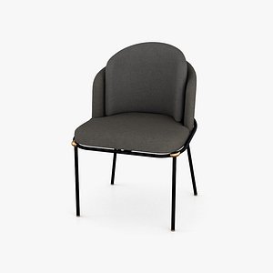 3D model Minotti Fil Noir Chair