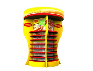 products stand 3D model