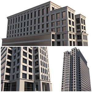 building modern sci-fi 3d model