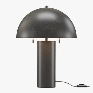 Harley Table Lamp Gunmetal