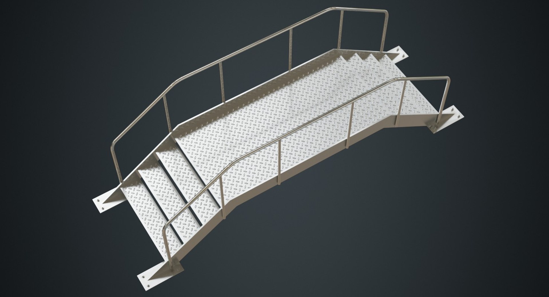 3D Stair 2c - TurboSquid 1342436