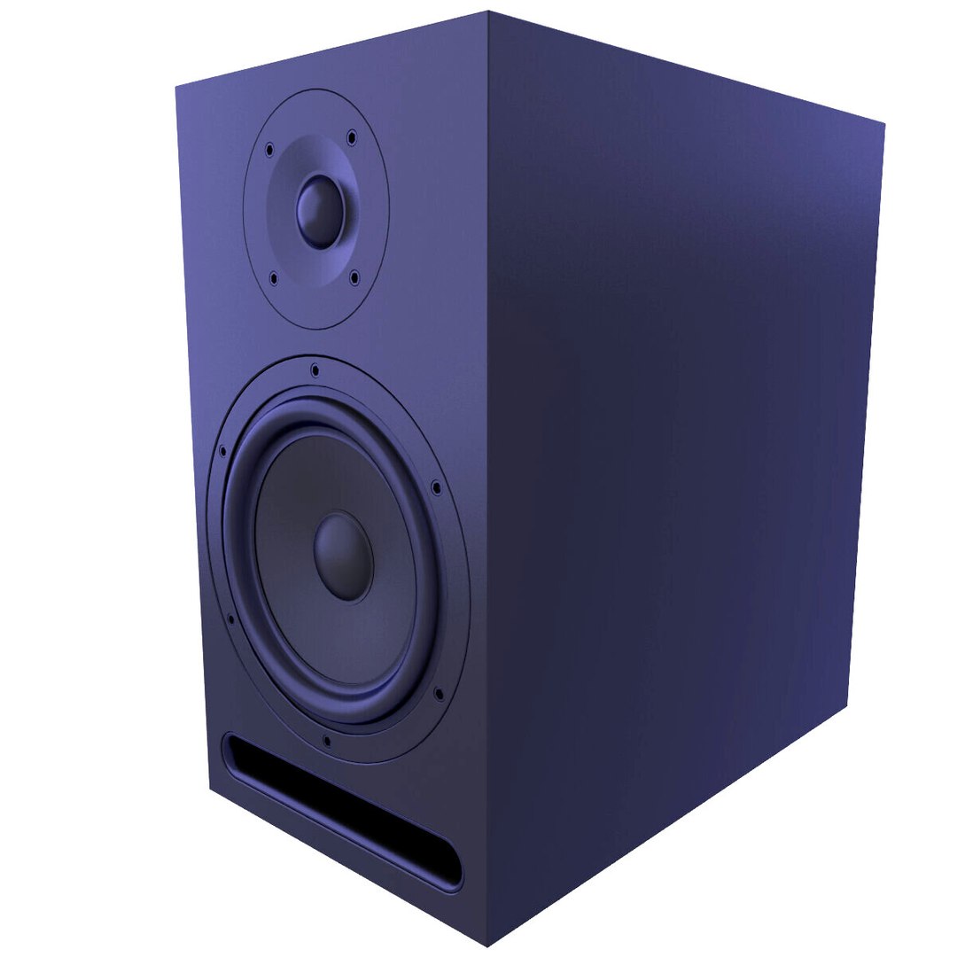3D Rectangular Bass Reflex Bookshelf Speaker 178 - TurboSquid 2403735
