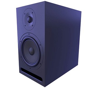 3D Rectangular Bass reflex Bookshelf Speaker 178