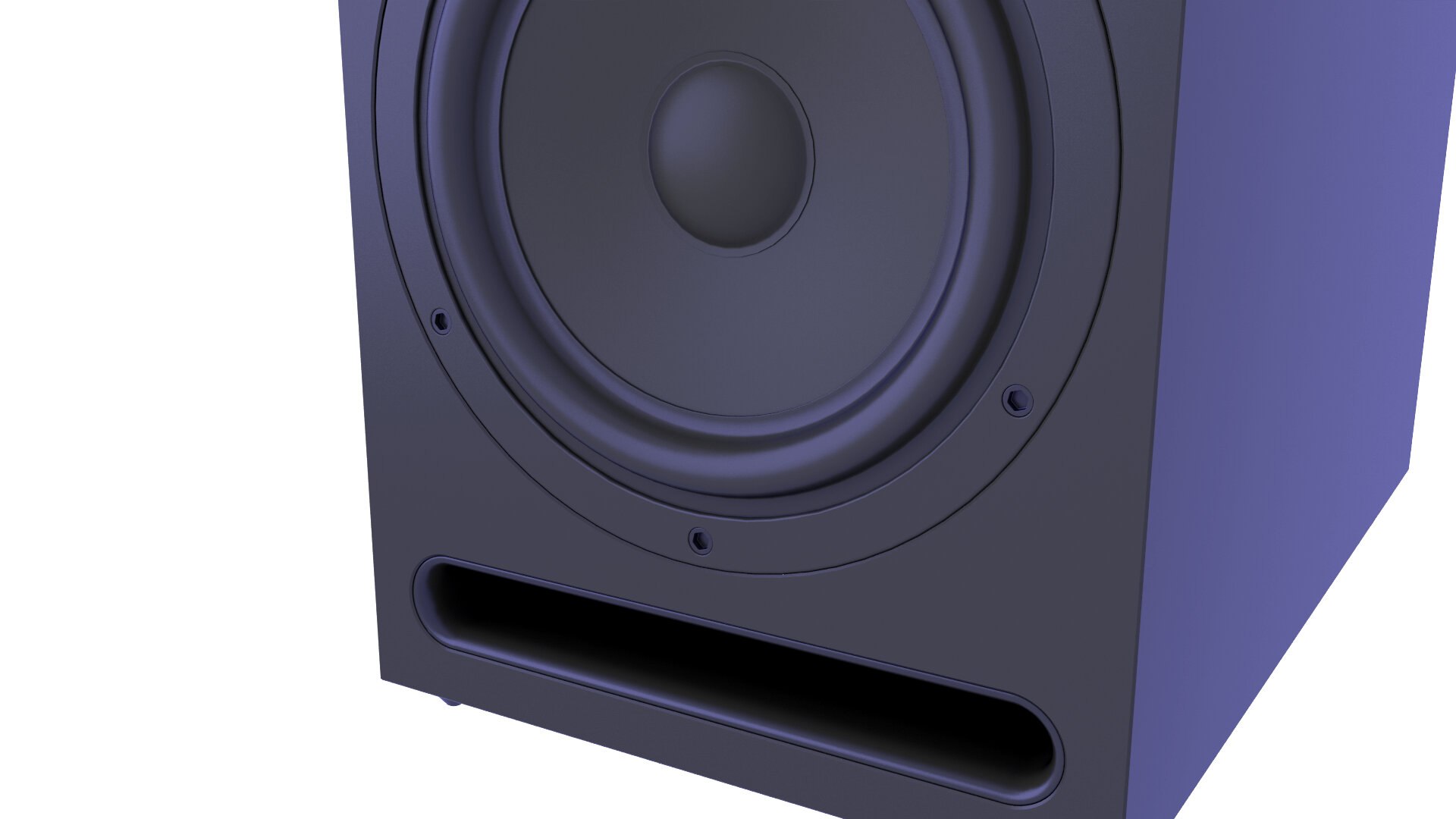 3D Rectangular Bass Reflex Bookshelf Speaker 178 - TurboSquid 2403735
