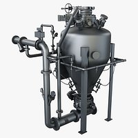 Master Silo Return Densphase Pump 70 12 10 M1 Low Poly