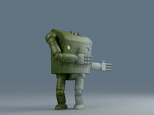 robot conan 3d model