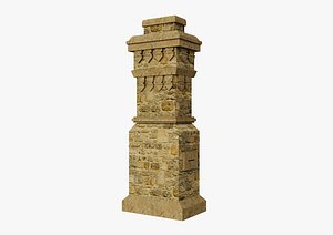 Rustic Chimney 3D model