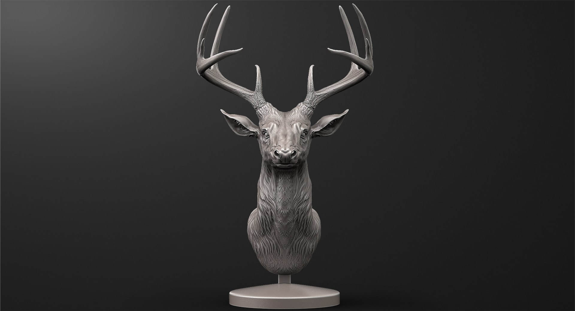 deer head sculpture 3D https://p.turbosquid.com/ts-thumb/Fn/CQdNVb/0RIbwIFb/deer2/jpg/1568919722/1920x1080/fit_q87/9373807199d8714bbe9f05d7f051b63b5eac3e88/deer2.jpg