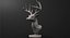 Printable Deer Head Sculpture