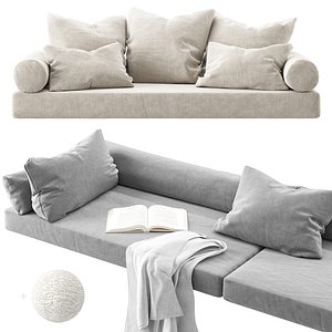 3D Window Seat Pillows set 01