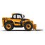 3d telescopic handler forklift generic model