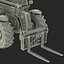 3d telescopic handler forklift generic model