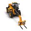 3d telescopic handler forklift generic model