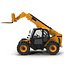 3d telescopic handler forklift generic model