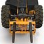 3d telescopic handler forklift generic model