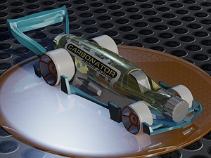 3D hot wheels carbonator model