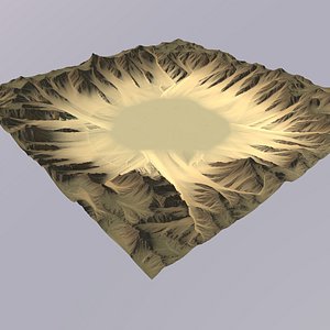 desert games maps 3D model