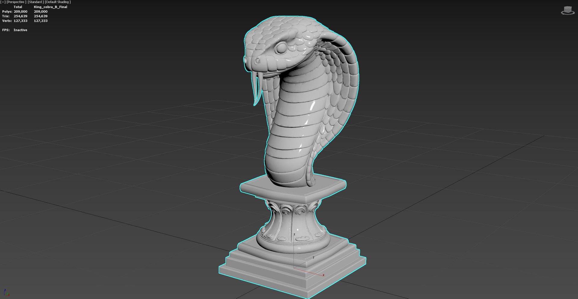 3D King Cobra statue  for render and 3d printing https://p.turbosquid.com/ts-thumb/Fn/Ux4YTc/Nd/screenshot20250731062741/jpg/1753935716/1920x1080/fit_q87/4b45f82f09d0efdefa26313d5759259c4d79290a/screenshot20250731062741.jpg