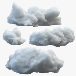 Photorealistic clouds SET 4 - png model