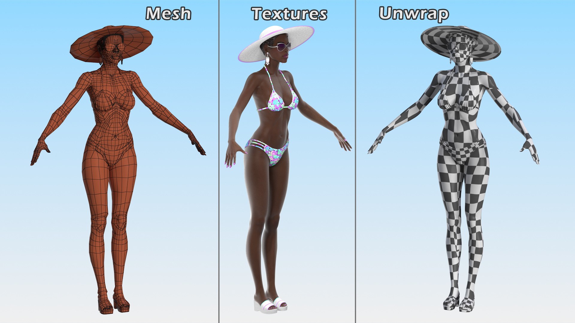 dark skinned bikini girl 3D model https://p.turbosquid.com/ts-thumb/Fn/b50ZxR/iohL3eyJ/darkskinnedbikinigirlriggedvray3dmodel031/jpg/1606840586/1920x1080/fit_q87/2a7f0db305796e1de8d9b3b18ff67de7672d995e/darkskinnedbikinigirlriggedvray3dmodel031.jpg