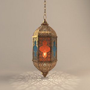 moroccan lantern 3D model