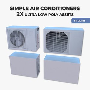 3D air conditioners model