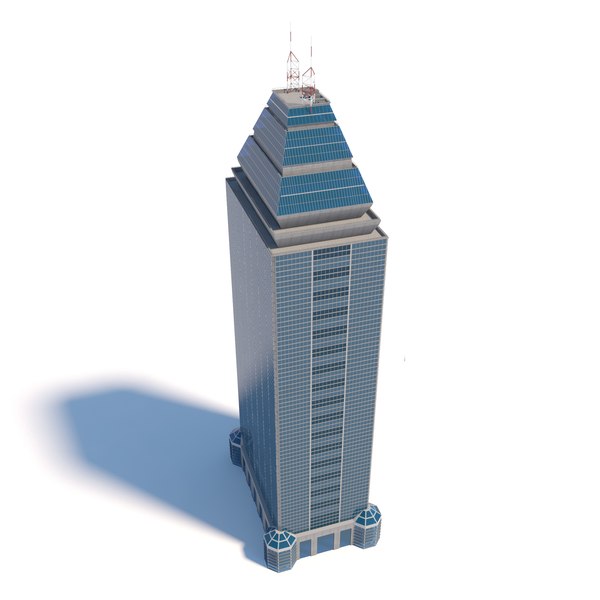 3D Gangnam Finance Center TurboSquid 1787201