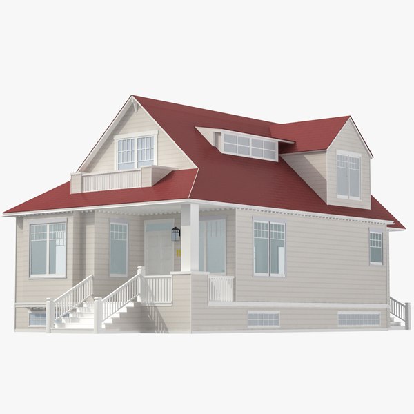 Family House 02 3D model