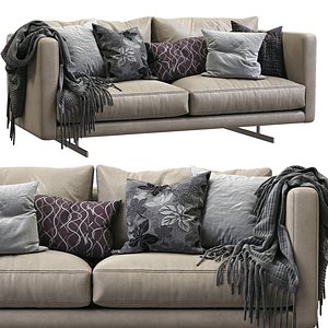 3D dee leather sofa berto