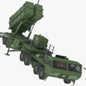 MIM 104 Patriot Surface to Air Missile SAM 3D model