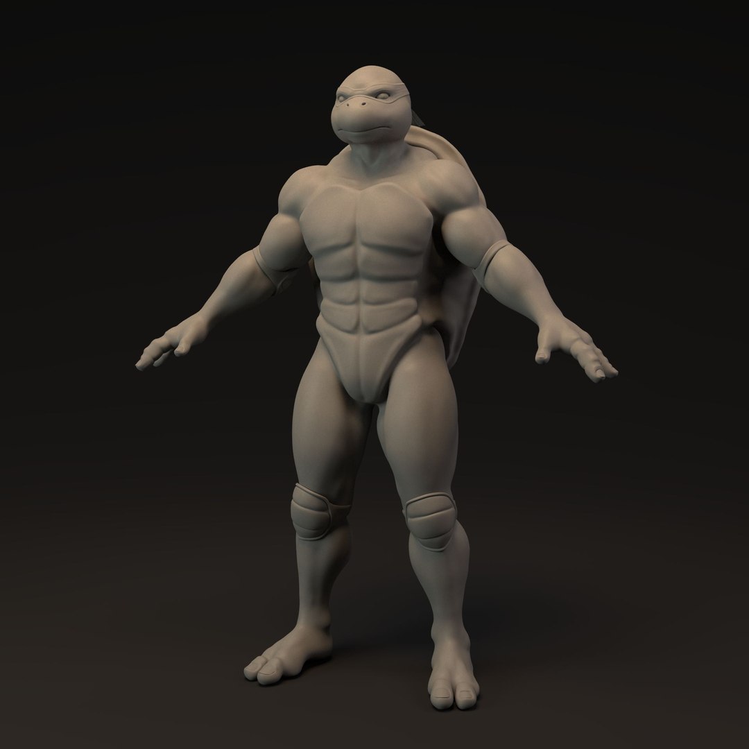 3D Ninja Turtles Basemesh Bundle - TurboSquid 2284943