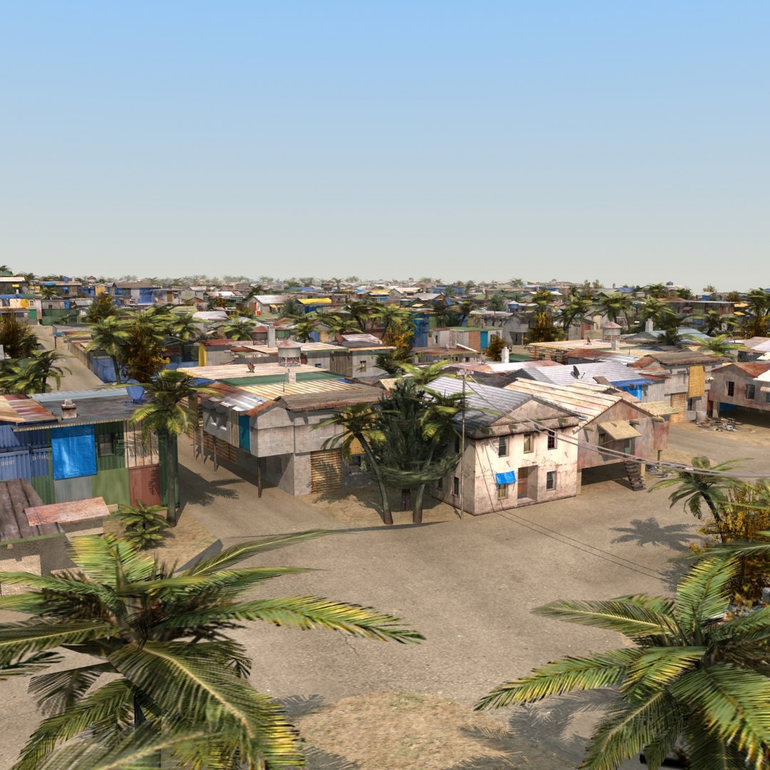 Lwo Favela Slum Trees