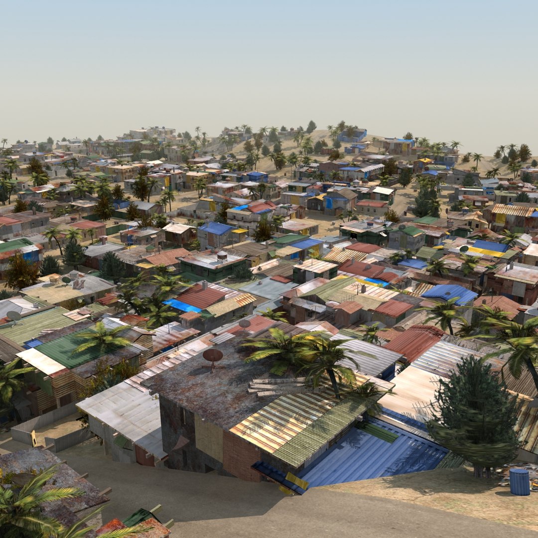 Lwo Favela Slum Trees