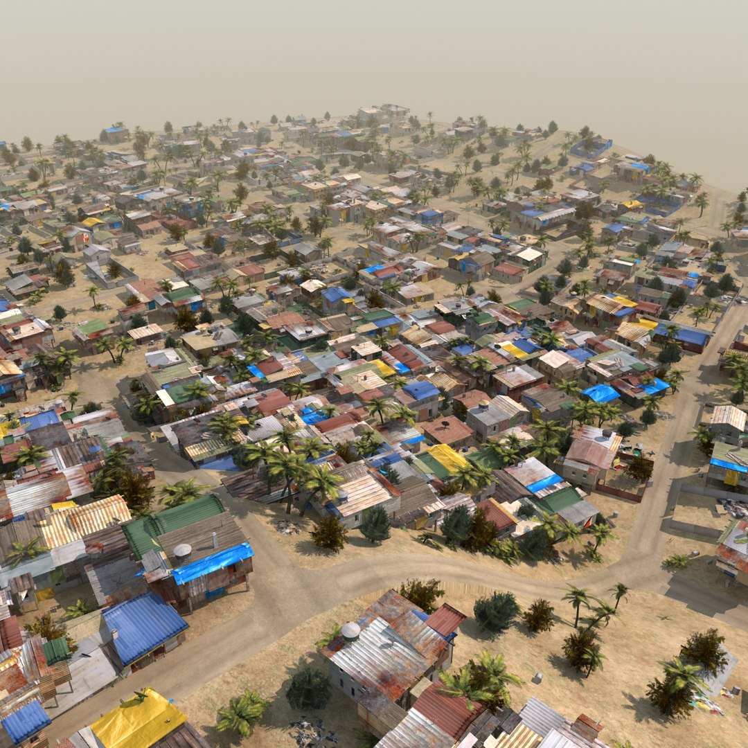 Lwo Favela Slum Trees