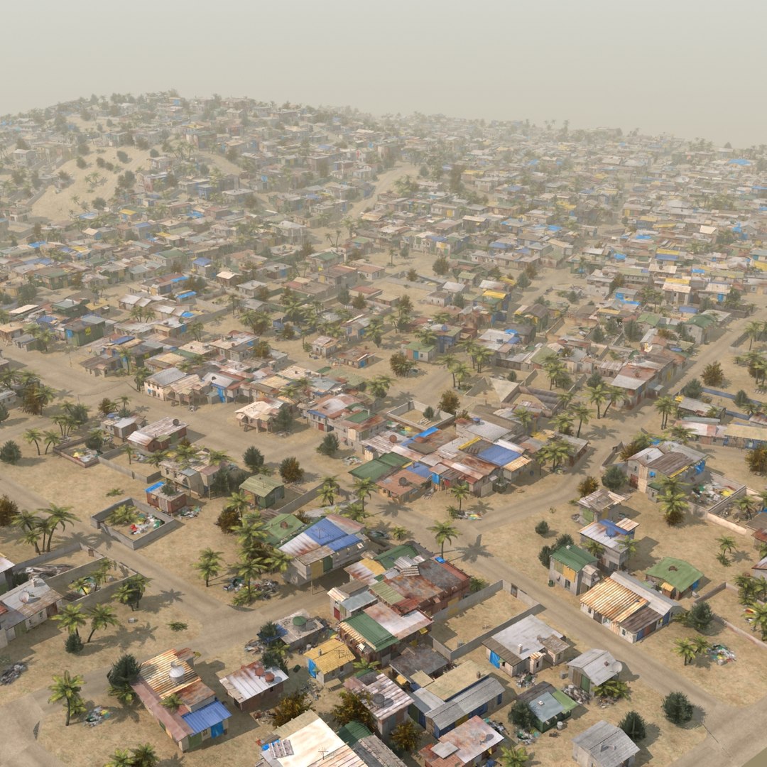 Lwo Favela Slum Trees