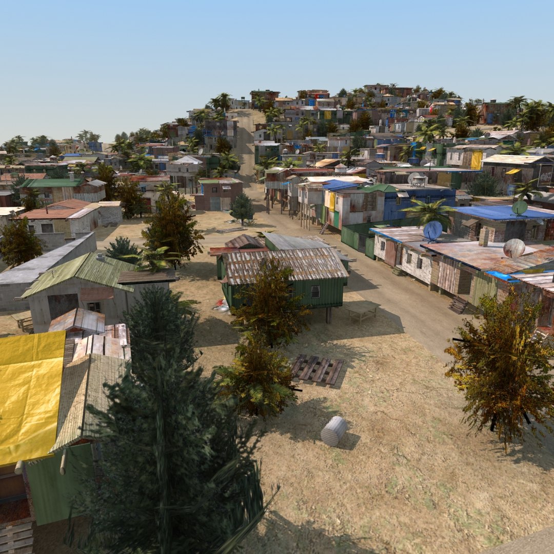 Lwo Favela Slum Trees