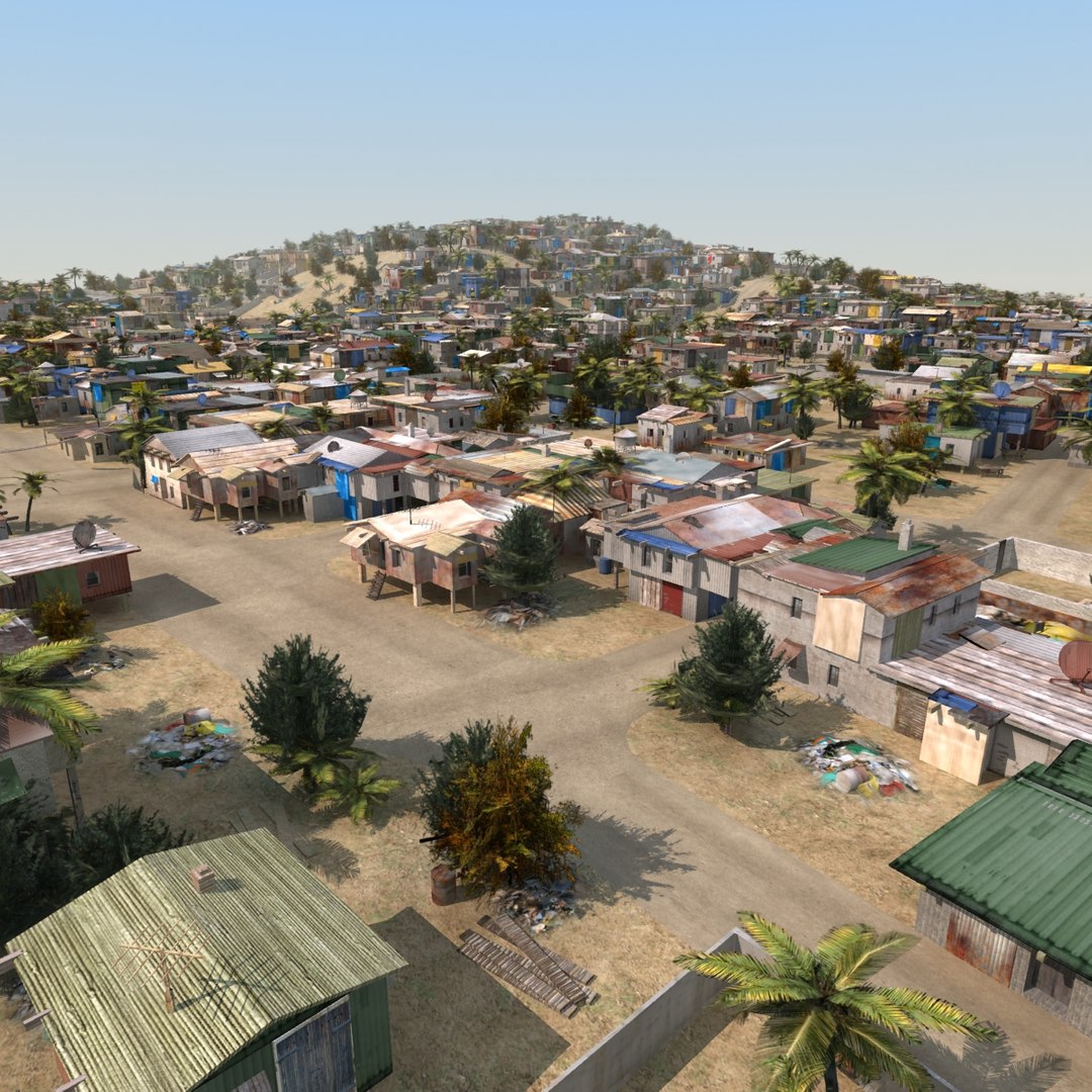 Lwo Favela Slum Trees