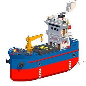 Cartoon CARGO SHIP