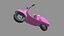 Low Poly Motorbike 02