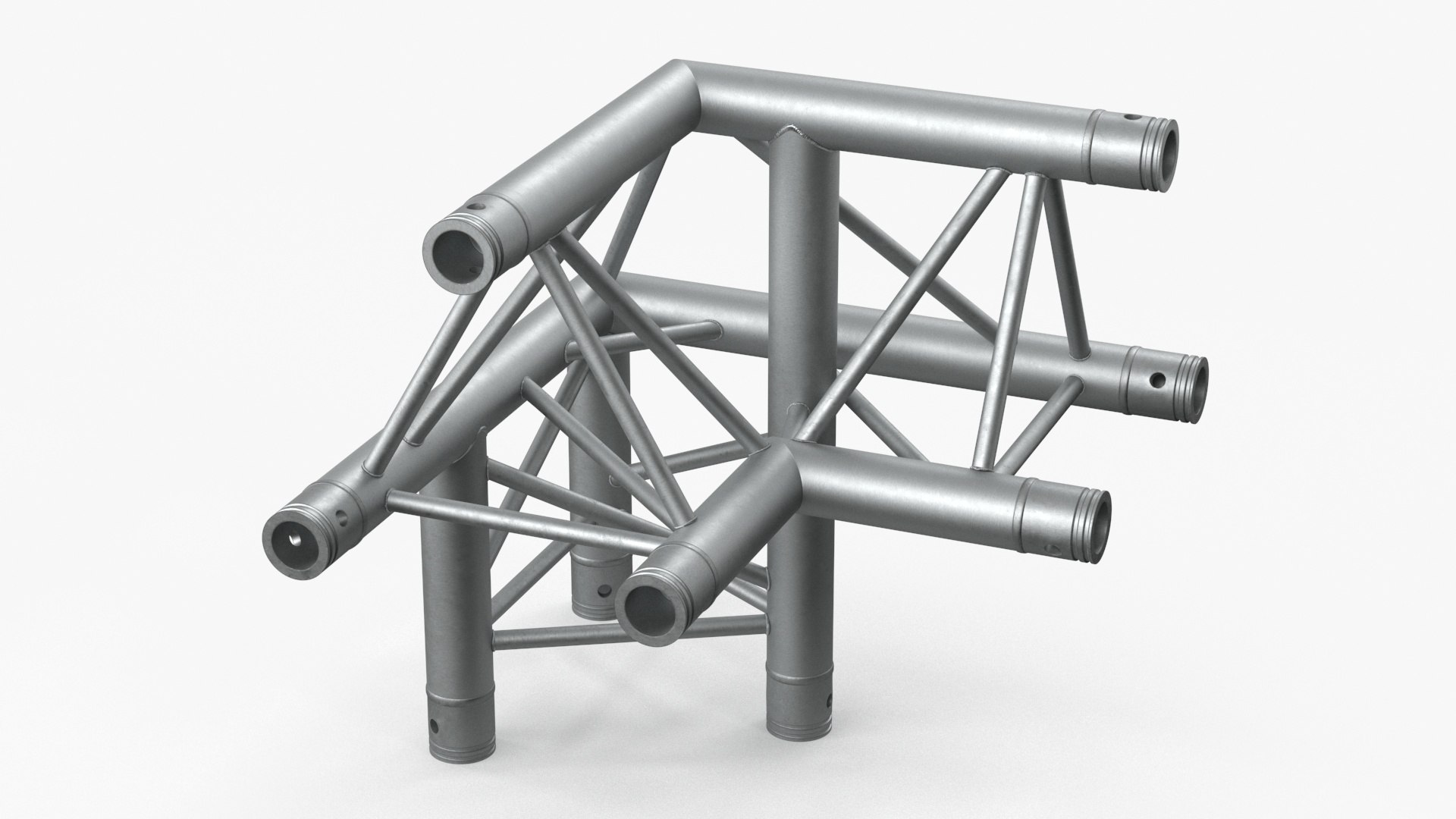 Construction Truss Modular Triangular 3D model preview