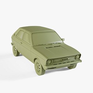Audi 50 1974 model
