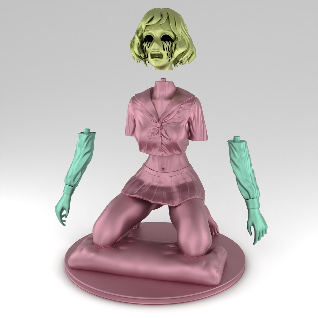 Crying Girl 3D Model - TurboSquid 1951089