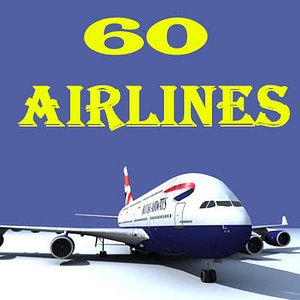 airbus 737 747 3d model