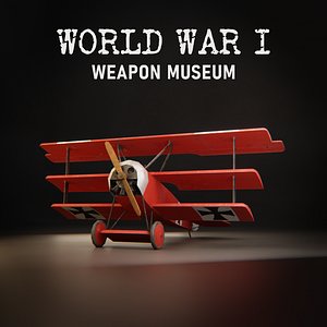 Fokker Dr I 3D model