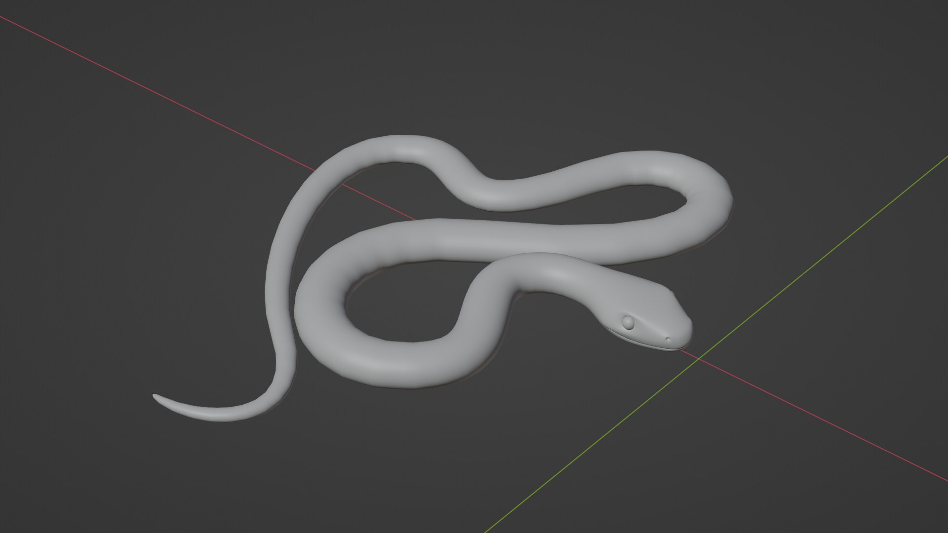3D Snake Procedural - TurboSquid 2155687