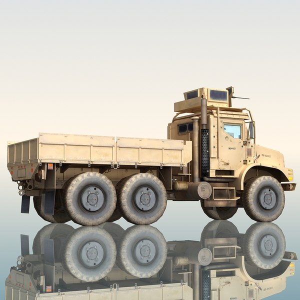 Oshkosh Mtvr Military Cargo Truck 3d Max