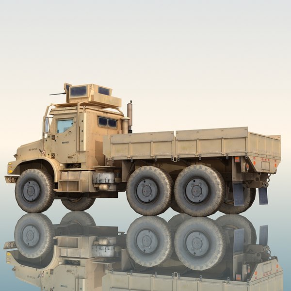 oshkosh mtvr military cargo truck 3d max