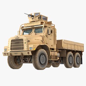 oshkosh mtvr military cargo truck 3d max