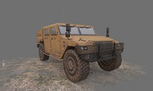 3d renault sherpa military vehicle