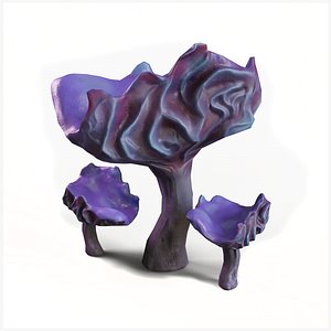 Purple Fantasy Mushroom